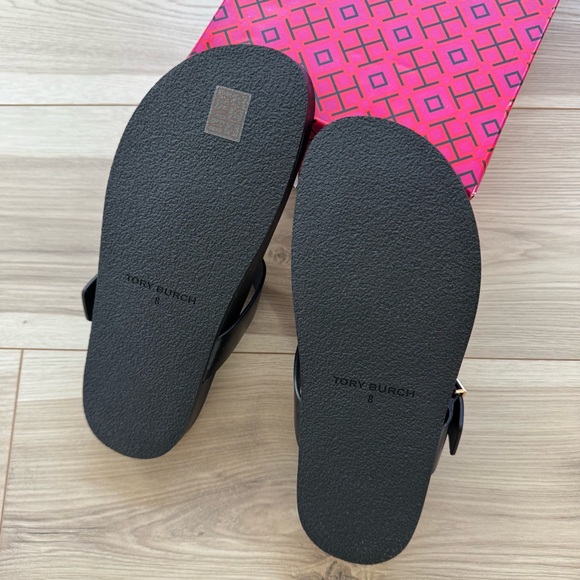 ☀️NEW☀️ Tory Burch Mellow Sandals Black 8